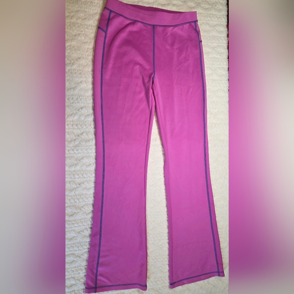 Free People Movement Sample Pink Flare Yoga Pants Wide Leg S
